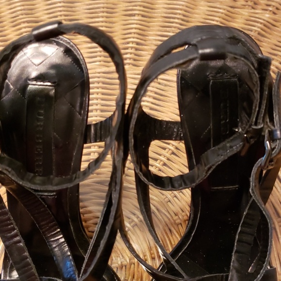 NWOB! Burberry Strappy Platform Heels 36 - Picture 3 of 8